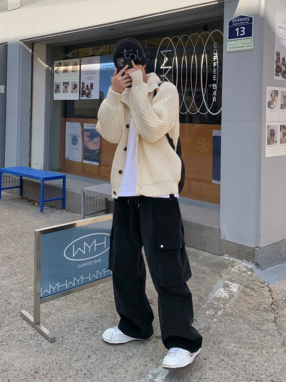 Velvet Cotton Cargo Pants