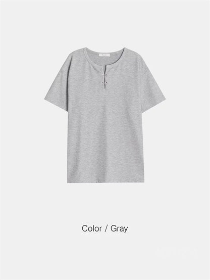 Hook Henley Short-Sleeve