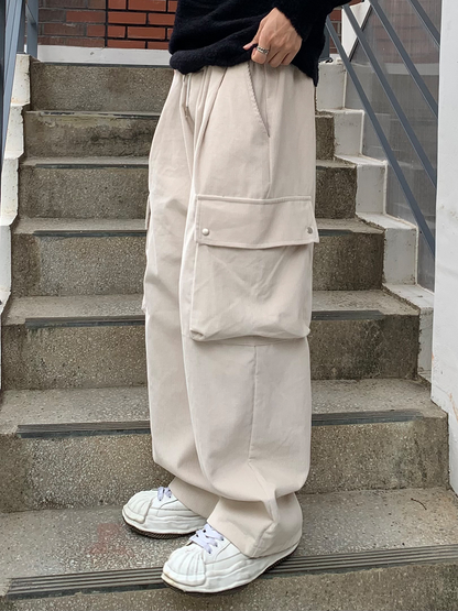 Velvet Cotton Cargo Pants