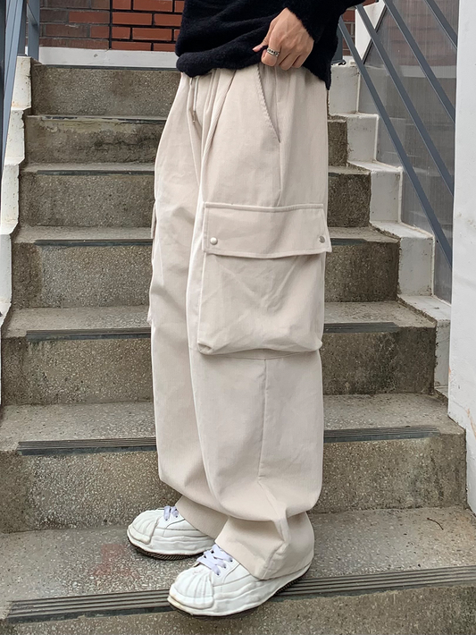 Velvet Cotton Cargo Pants
