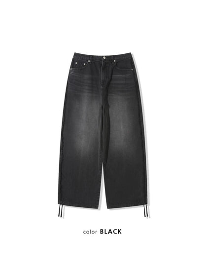 100% Cotton Line Wide Pants