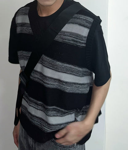 Chill Striped Vest #PB023