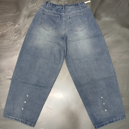 Washed Wide Pants