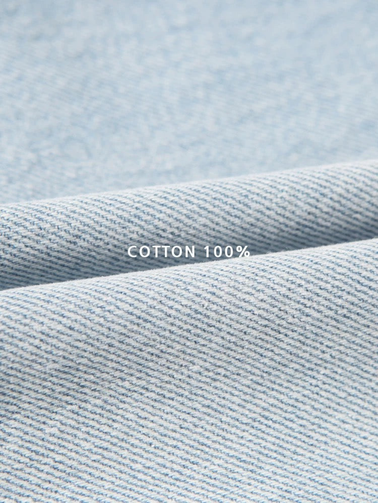 100% Cotton Line Wide Pants