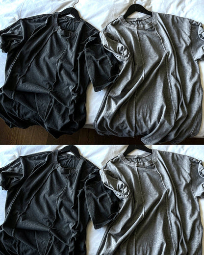 Reverse Stitch Grunge Tee  (預訂款 同款買2件起78折)