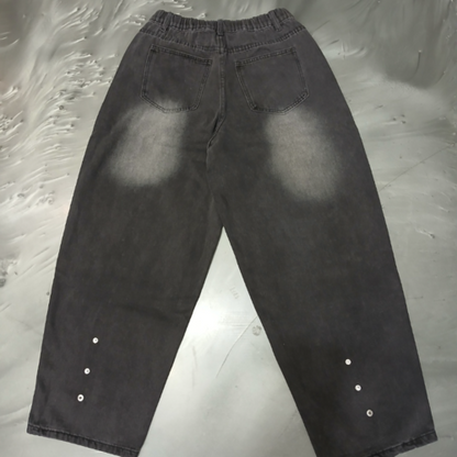 Washed Wide Pants