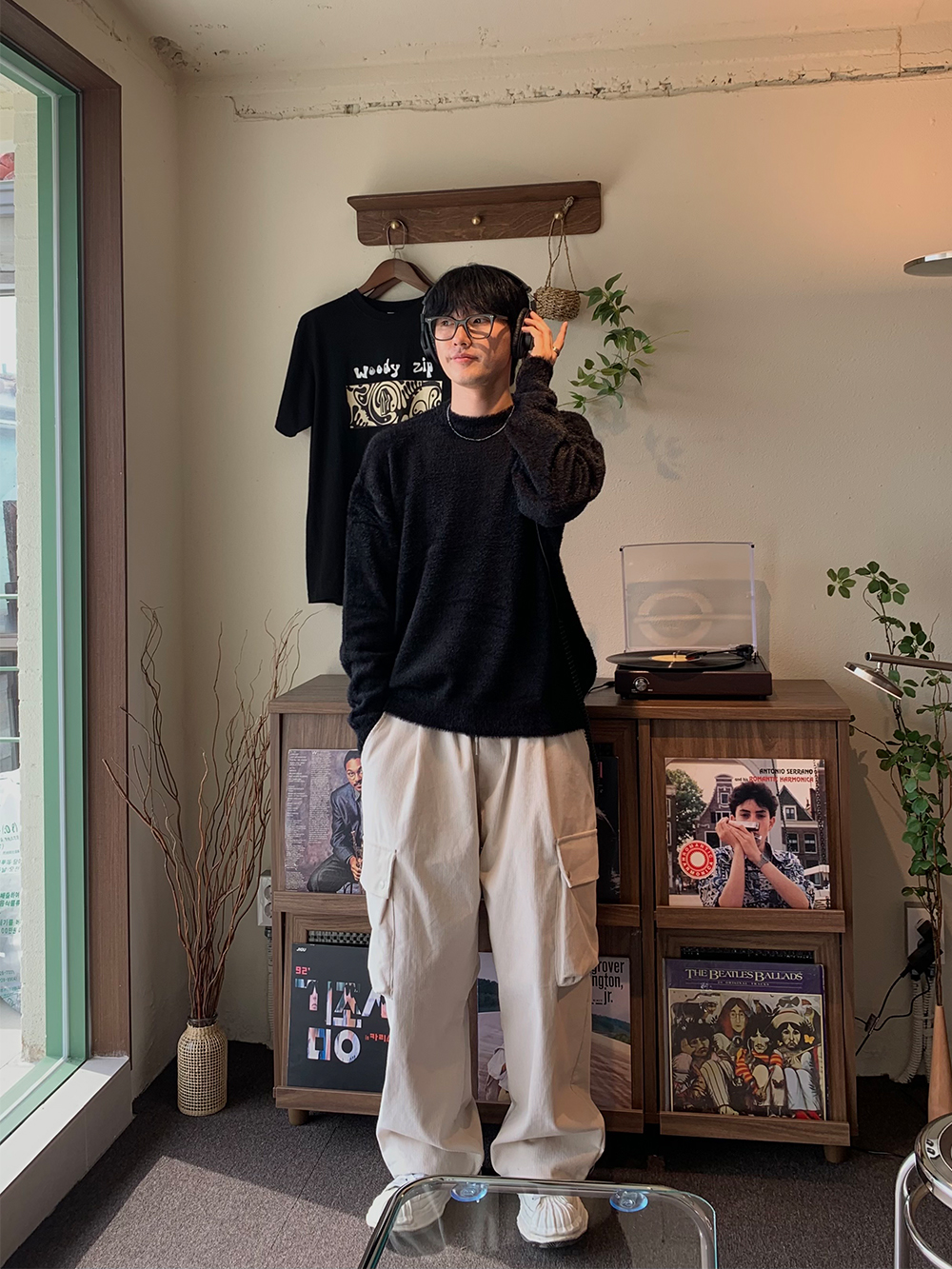 Velvet Cotton Cargo Pants