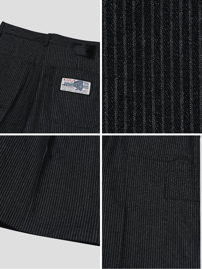 Striped Short denim