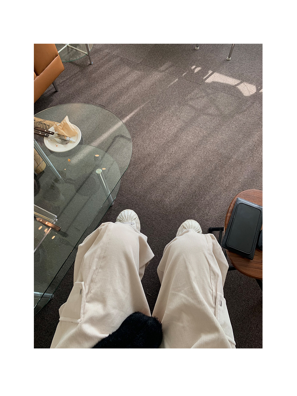 Velvet Cotton Cargo Pants