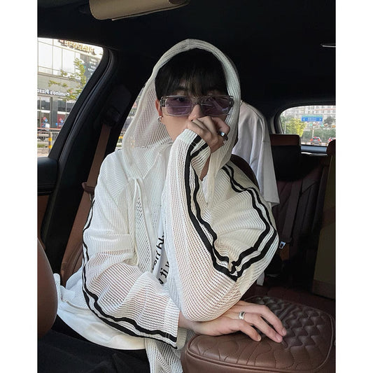 Net Hoodie Jacket