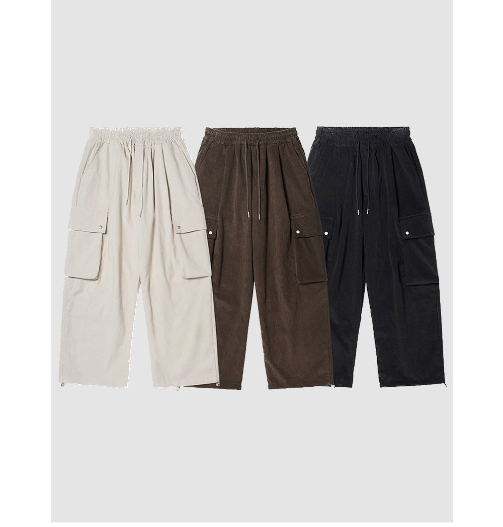 Velvet Cotton Cargo Pants