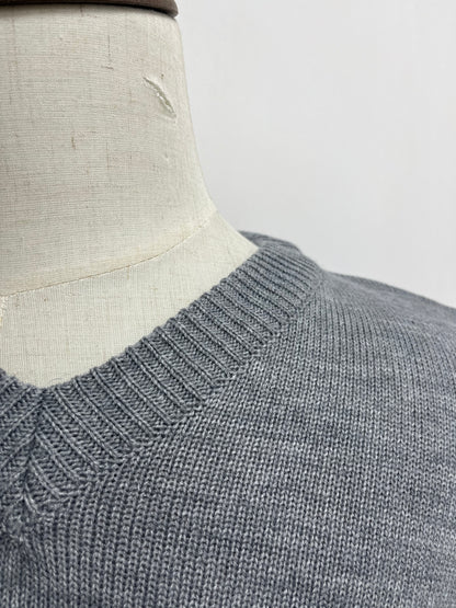 Grey Knit Vest #PB081