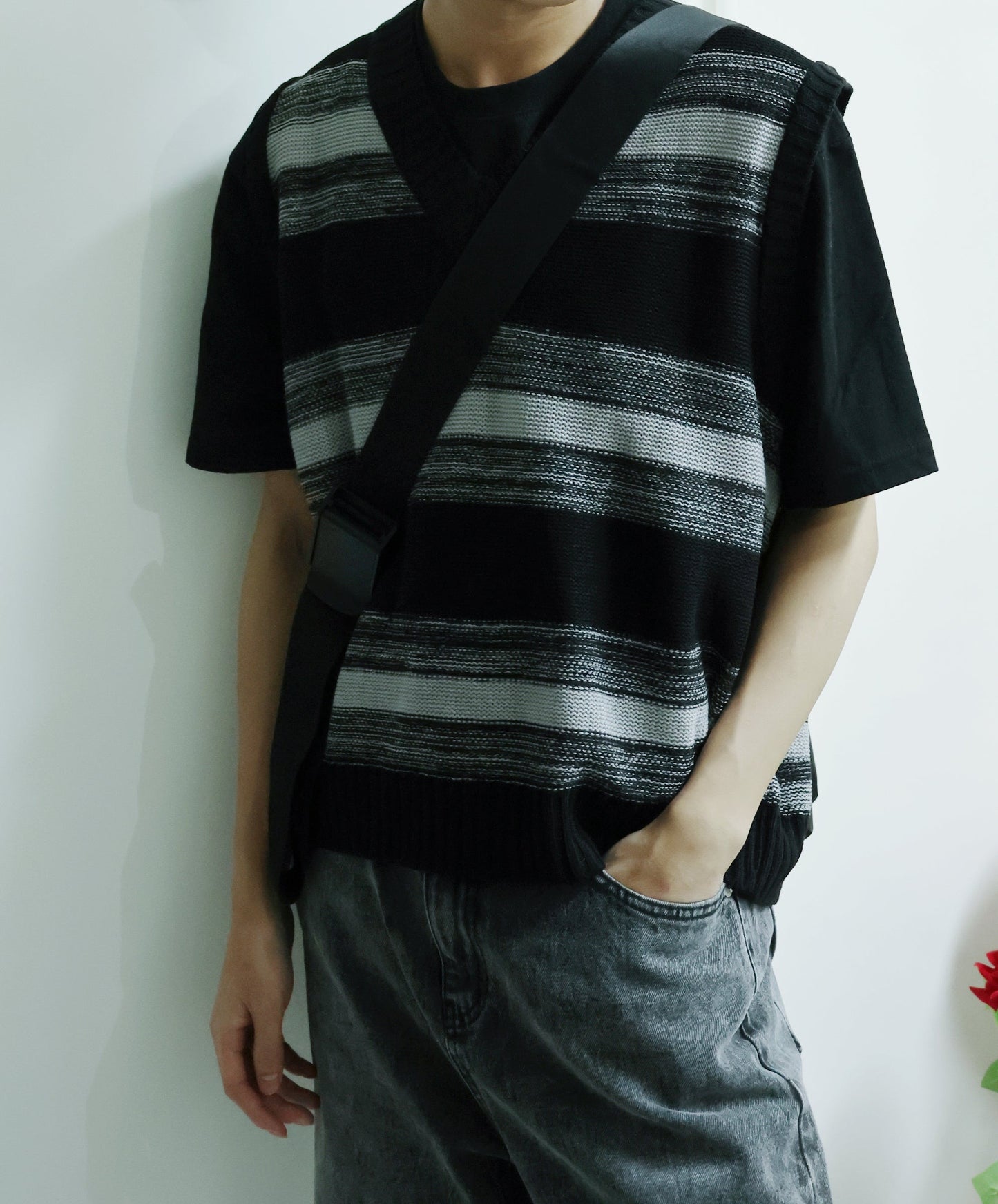 Chill Striped Vest #PB023