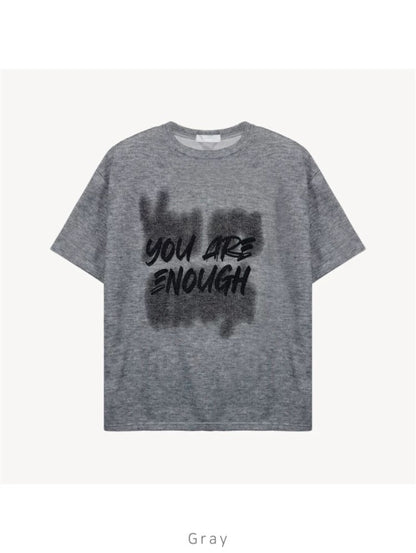 You are enough Knit Short Sleeve