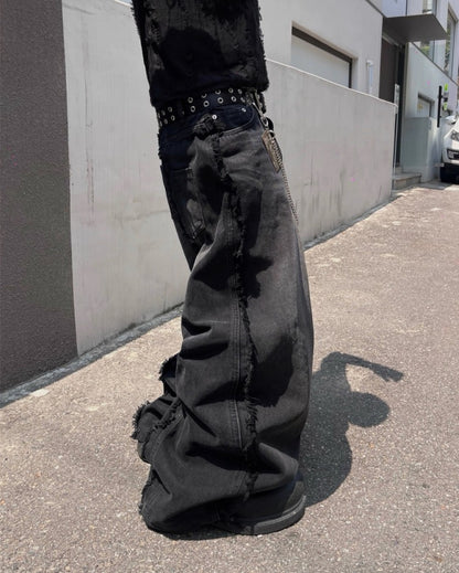 100% Cotton Line Wide Pants